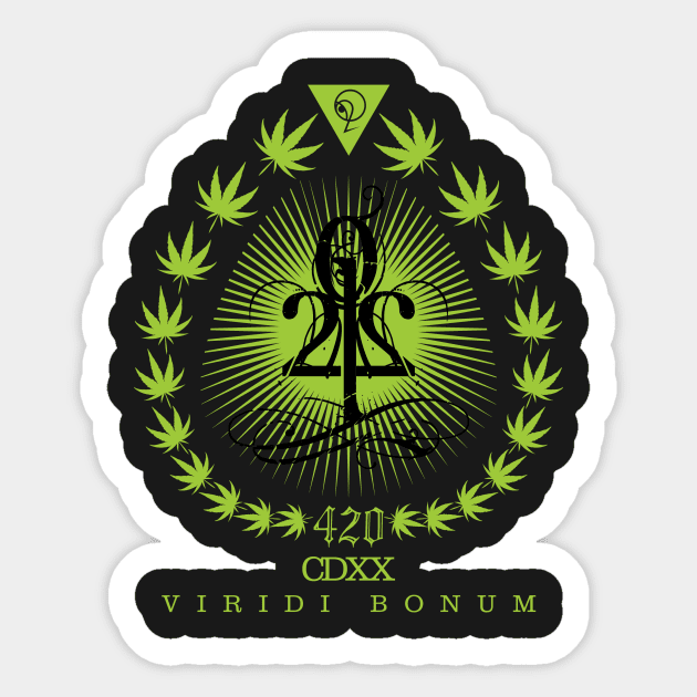 Good Green (Viridi Bonum) Sticker by imagexcel